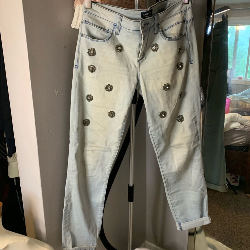 Bebe Embellished Jeans
